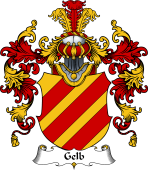 Bauer family crest with authentic German heraldry patterns