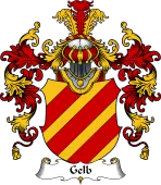 Bauer family crest with authentic German heraldry patterns