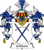 Weber family heraldic shield illustrating German family crest art
