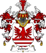 Wagner family crest in German heraldic style with symbolic shield elements